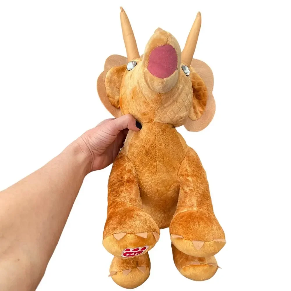 Build A Bear Plush Dinosaur Triceratops Stuffed Animal 2015 Retired BAB Toy READ
